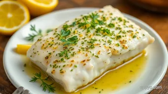 Bake Cod with Lemon Herb Topping - Easy Recipe