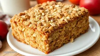 Bake Oatmeal Cake with Delicious Streusel