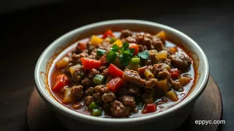Deconstructed Stuffed Pepper Soup Recipe: Easy Comfort! Recipe Card