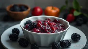 Easy Blackberry Compote Recipe: A Sweet & Tart Delight for Any Meal recipe card