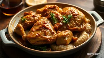 Hearty Hard Cider Braised Chicken Recipe: A Family Favourite recipe card