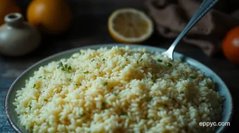 How to Make Luscious Lemon Herb Risotto with Medium Grain Rice recipe card