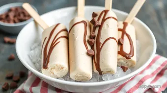 Make Homemade Ice Cream Pops with Chocolate