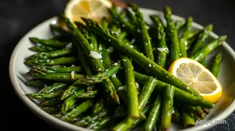 Easy & Flavorful Sautéed Asparagus with Garlic and Lemon Recipe Card