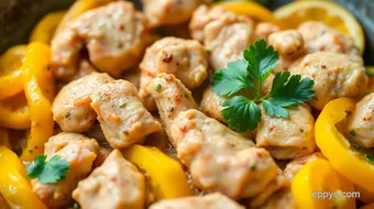 Sautéed Chicken with Spicy Yellow Peppers