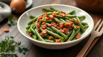 Sauteed Green Beans with Bacon Flavor