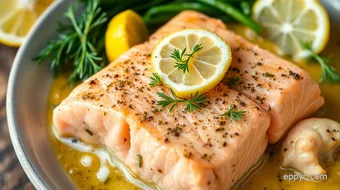 King Salmon Recipe: Ultimate Lemon-Dill Butter Delight for Dinner! recipe card