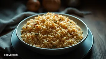 Easy Savory Pilau Brown Rice: A Heartwarming Family Favorite recipe card