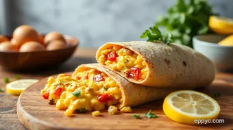 Scramble Eggs High-Protein Breakfast Burritos