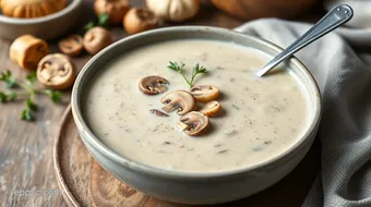 Smooth Creamy Mushroom Soup in 45 Minutes