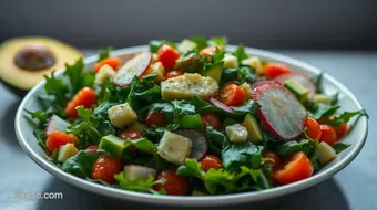 Vibrant Green Goddess Salad: A Fresh Twist on a Classic Recipe Card
