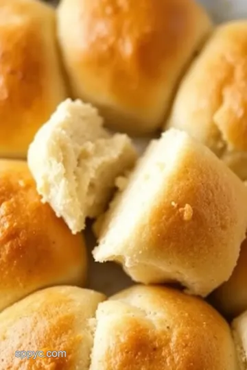 Fluffy Auguson Farms Dinner Rolls presentation