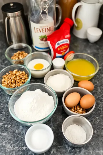 Swedish Walnut Delight Cake ingredients