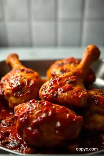 Baked Barbecue Chicken presentation