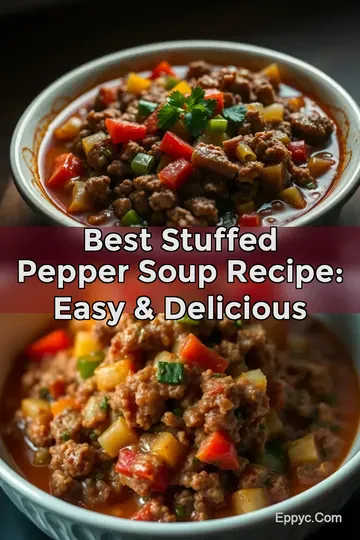 Best Stuffed Pepper Soup Recipe: Easy & Delicious