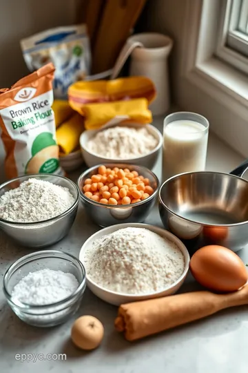 Brown Rice Flour Pancakes ingredients