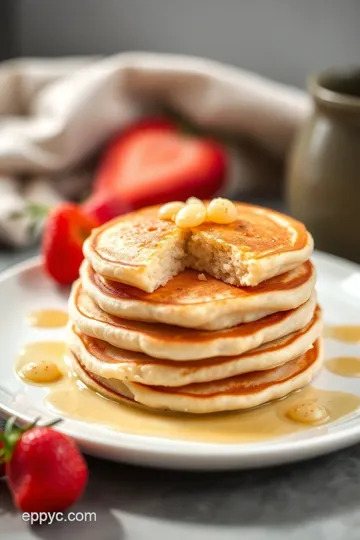 Brown Rice Flour Pancakes presentation