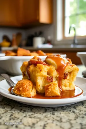 Cajun Bread Pudding with Bourbon Sauce steps