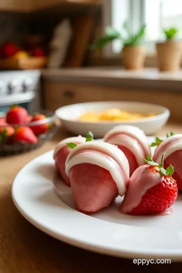 Caramel-Covered Strawberries steps