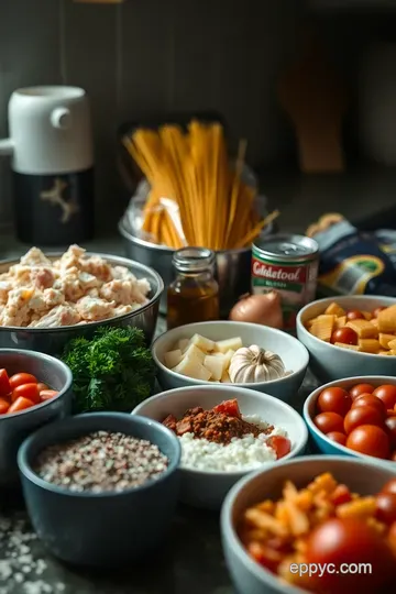 Cheesy Chicken Spaghetti Bake: The Ultimate Comfort Dish ingredients