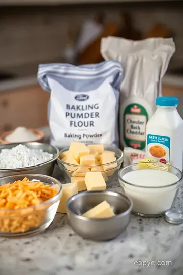 Cheesy Delight: Classic Cheese Biscuits ingredients