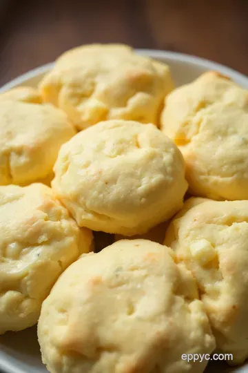 Cheesy Delight: Classic Cheese Biscuits presentation