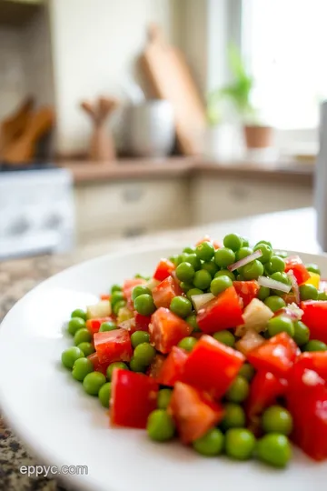 Chilled Garden Pea Salad with Creamy Dressing steps