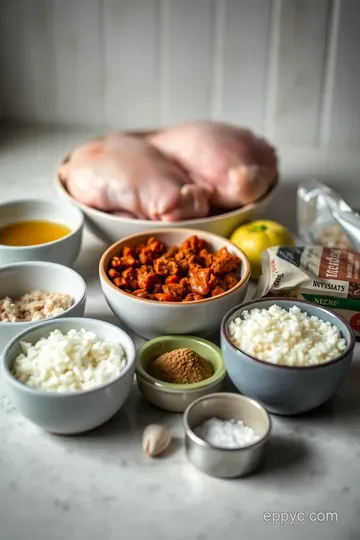 Classic Arroz con Pollo: A Comforting Spanish Chicken and Rice Dish ingredients