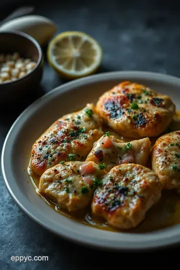 Classic Chicken Piccata: A Zesty Italian Delight presentation