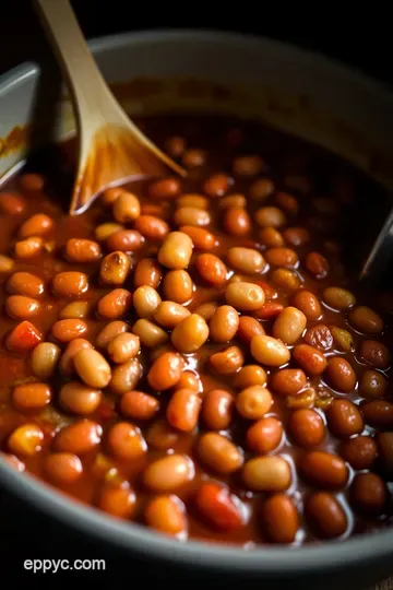 Classic English Baked Beans with a Smoky Twist presentation