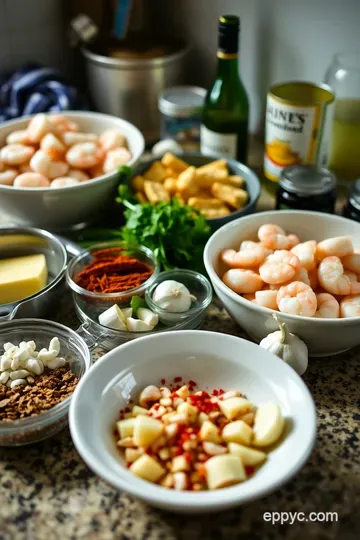 Classic Shrimp Scampi with Buttery Garlic Sauce ingredients