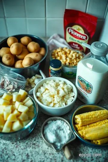 Comforting Pioneer Lady Potato Soup ingredients