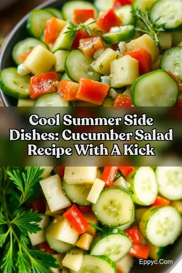 Cool Summer Side Dishes: Cucumber Salad Recipe With a Kick