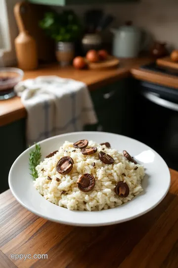 Creamy Arborio Rice Risotto with Wild Mushrooms steps