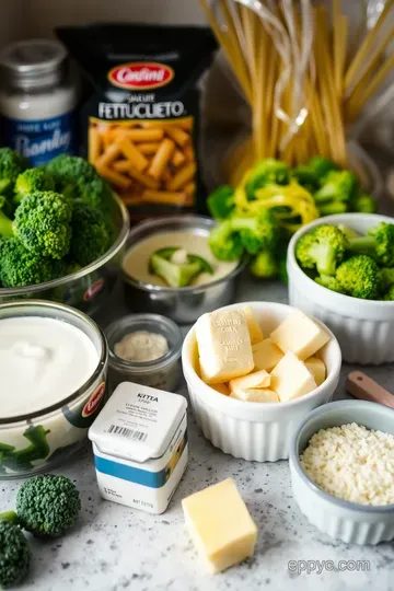 Creamy Broccoli Alfredo Pasta: A Green Twist on a Classic ingredients