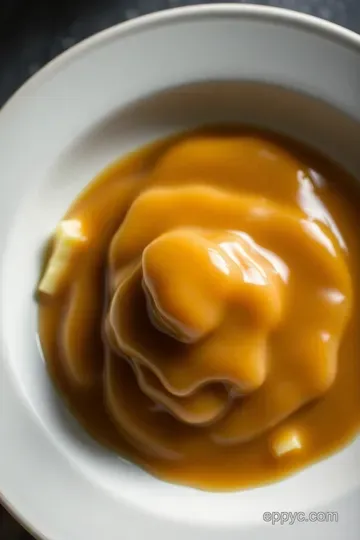 Creamy Condensed Milk Caramel Sauce presentation