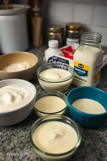 Creamy Dream: Homemade Crème Fraîche ingredients