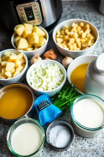 Creamy Instant Pot Potato Soup: Your New Favourite Comfort Dish ingredients