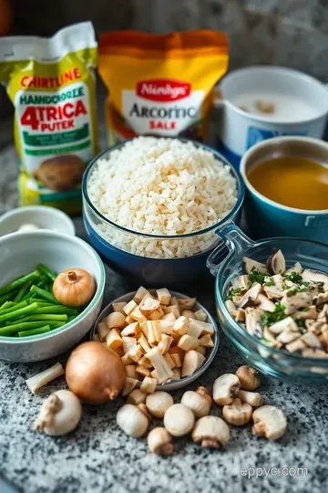 Creamy Mushroom Risotto: The Perfect Use for Frozen Mushrooms ingredients