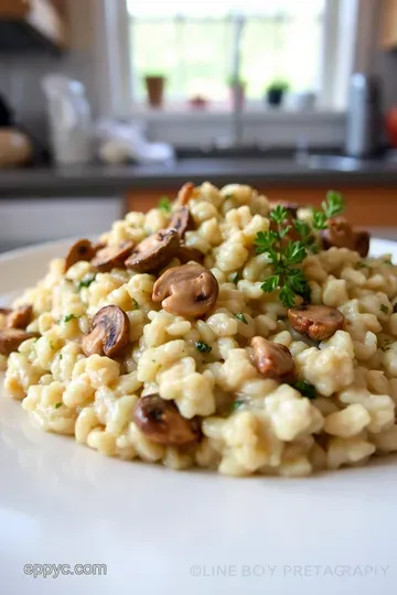 Creamy Mushroom Risotto: The Perfect Use for Frozen Mushrooms steps