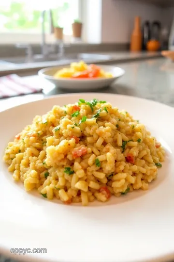 Creamy Mushroom Risotto with Quinoa steps