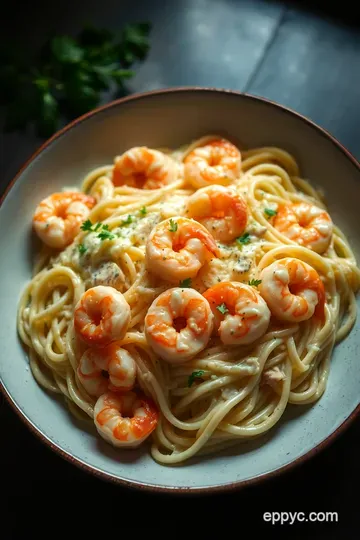 Creamy Shrimp Alfredo: A Decadent Pasta Dish for Any Occasion presentation