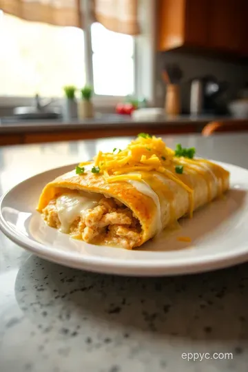 Creamy White Sauce Chicken Enchiladas steps