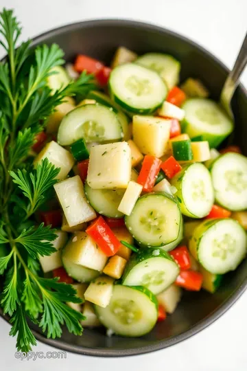 Crisp & Cool Cucumber Salad: Three Ways! presentation