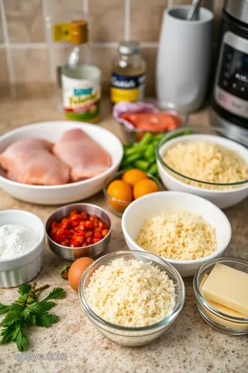 Crispy Air Fryer Chicken Parmesan Delight ingredients
