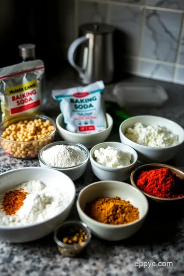 Crispy Chickpea Flour Fritters with Rice Flour Alternative ingredients