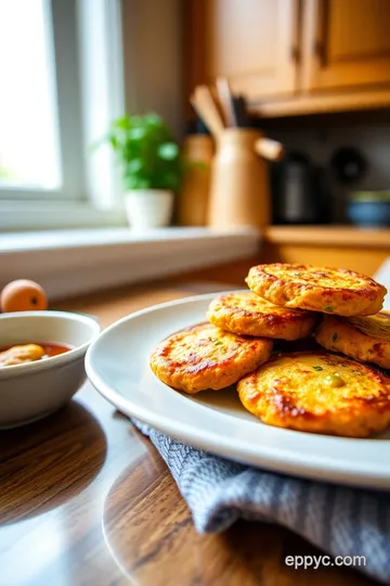 Crispy Chickpea Flour Fritters with Rice Flour Alternative steps