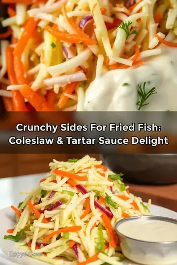 Crunchy Sides for Fried Fish: Coleslaw & Tartar Sauce Delight