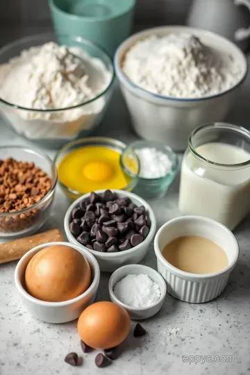 Decadent Chocolate Chip Pancakes: A Breakfast Dream Come True! ingredients