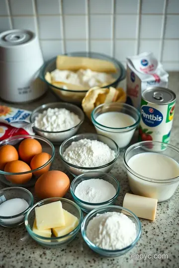 Decadent Tres Leches Cake ingredients